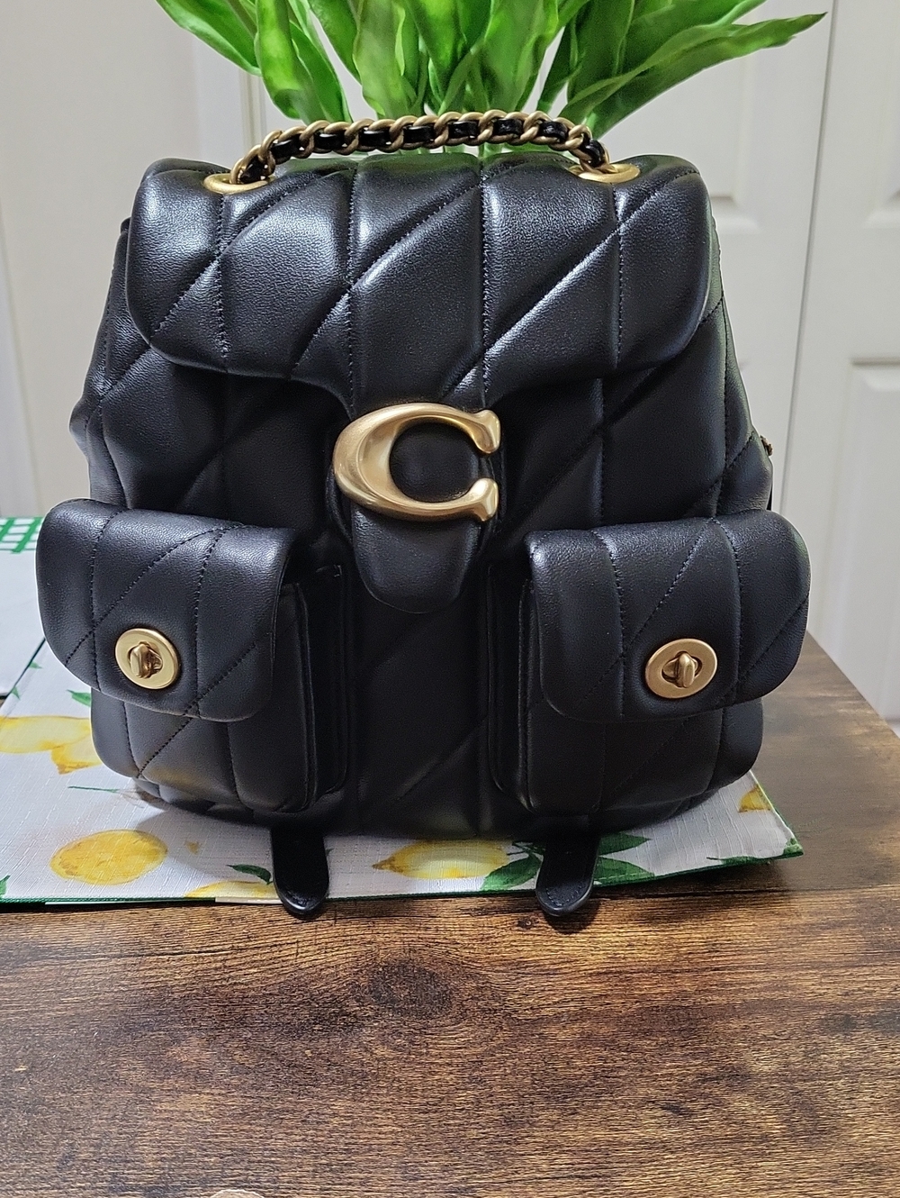 Coach Tabby Quilted Leather Backpack | Never Worn | $495 Retail